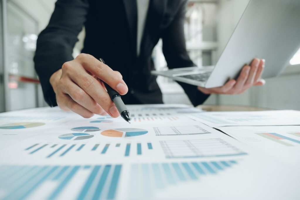 business man financial inspecto.